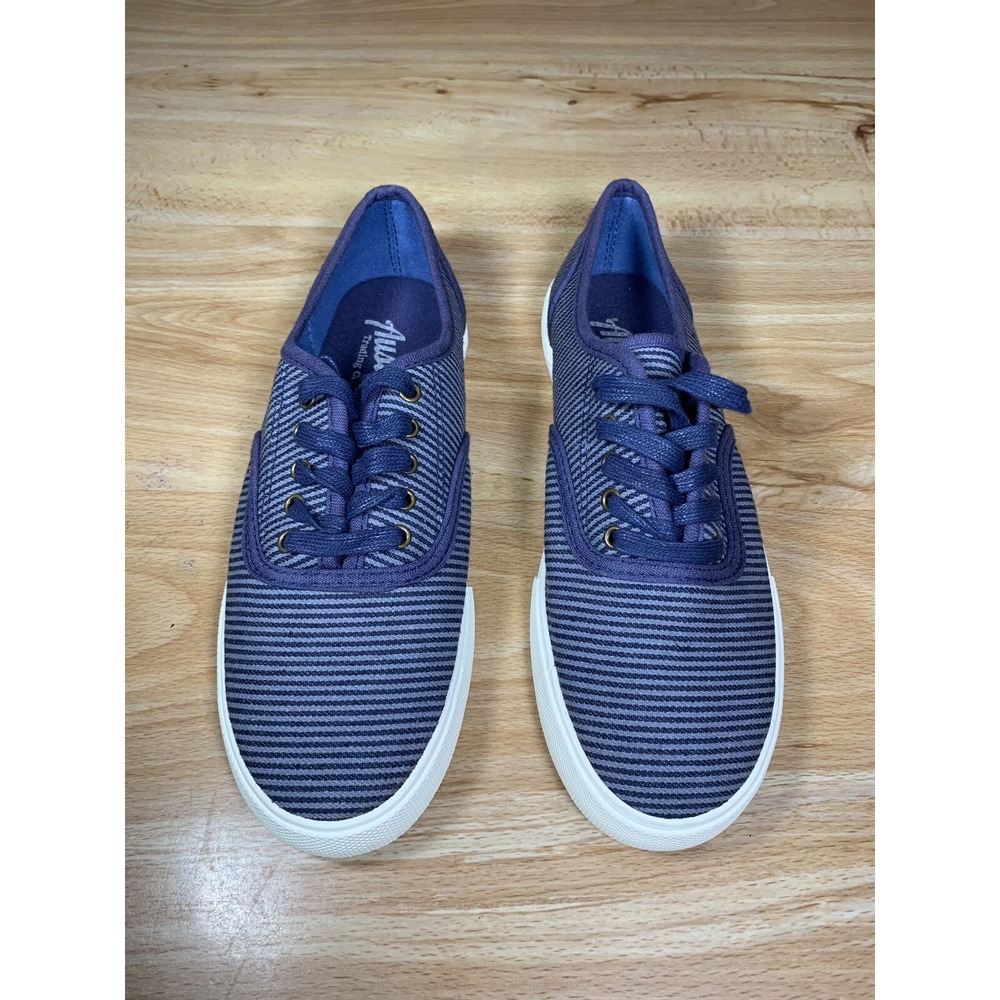 Austin Trading Co. Blue Stripes‎ Design Ladies Sz 9 Flats Sneakers Shoes
